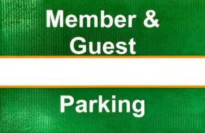 Member & Guest Parking Sign